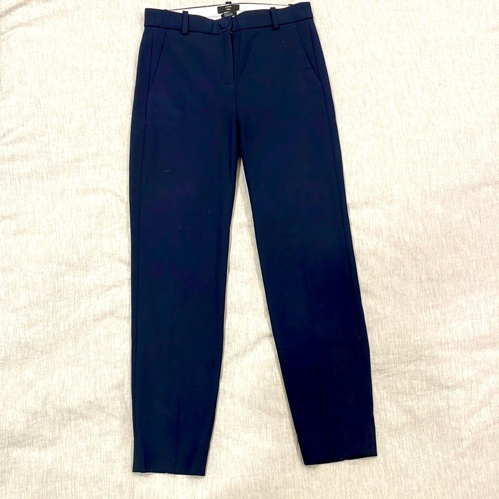 J Crew 365 High Rise Pants in Navy Blue | Size 2